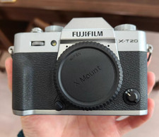 Fujifilm X-T20 24MP Mirrorless Silver Body Lightweight High-Res Camera