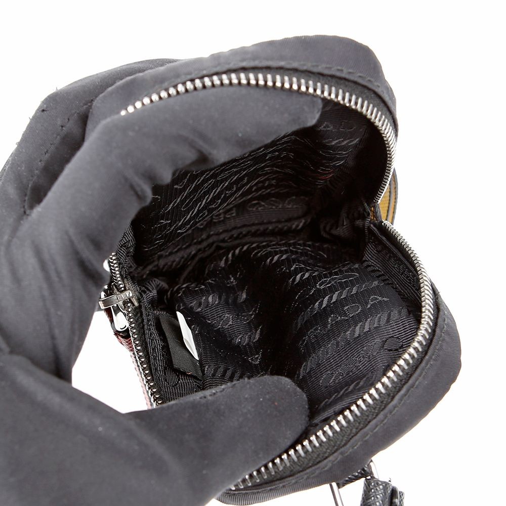 Prada 2TT071 Pattern Mini Pouch Keyring 150266027 thumbnail 7
