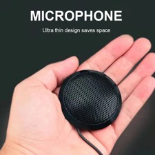 USB/3.5mm Conference Microphone Plug Play Omnidirectional Condenser Mic Computer