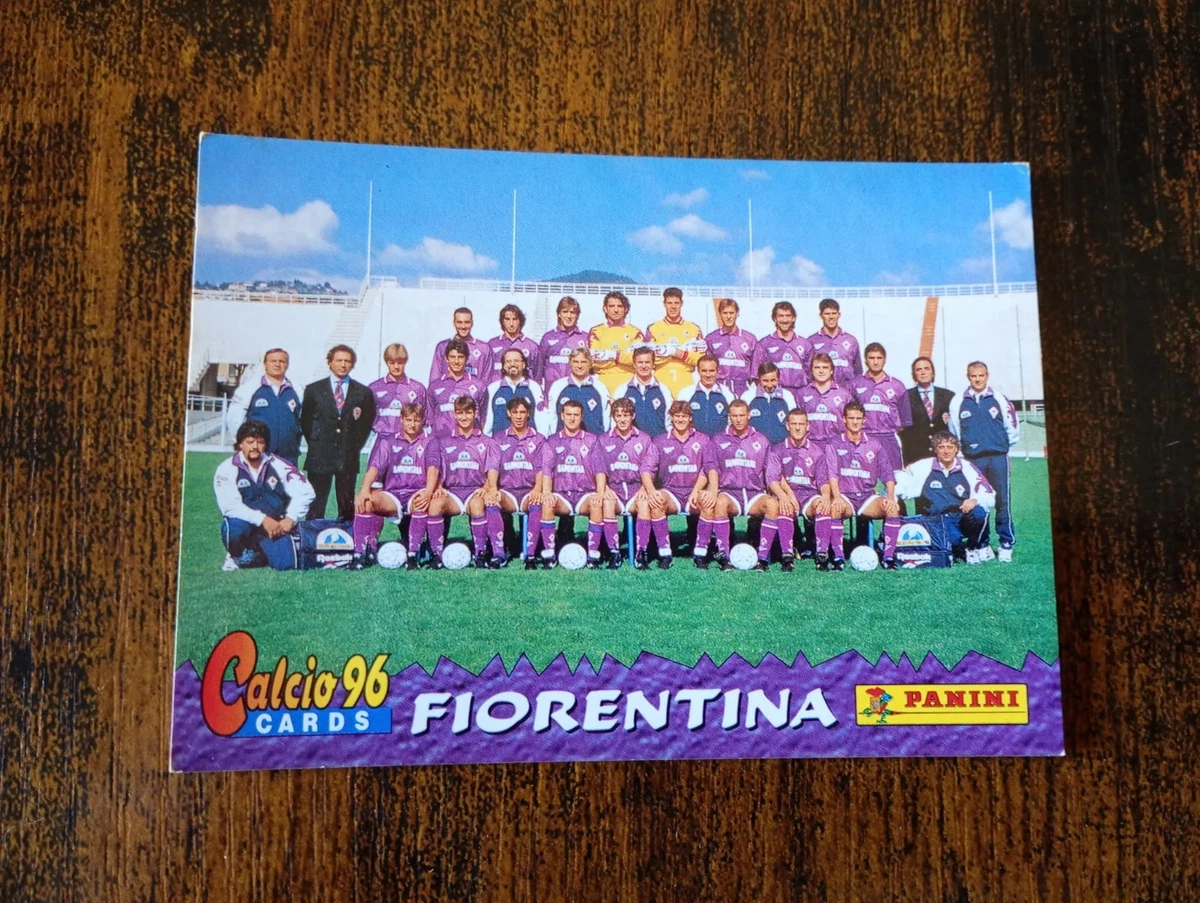 Figurine Panini Calcio Fiorentina Batistuta - Scudetto 1996-97 - Sticker Brillant Coppe N.D