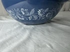 Pyrex VTG Colonial Mist Blue/white Cinderella Bowl  #444