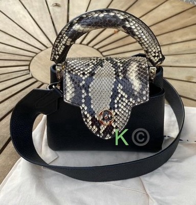 Louis Vuitton Mini Capucines mit  Python Fullset