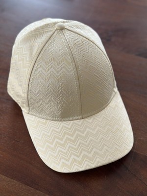 Missoni Herren cap Mütze Zickzack Creme Butteryellow