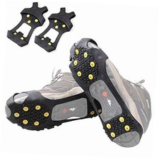 Ice Cleats for Shoes Boots, Ice Cleats Snow Ice Medium 3-5 men/5-7 women 