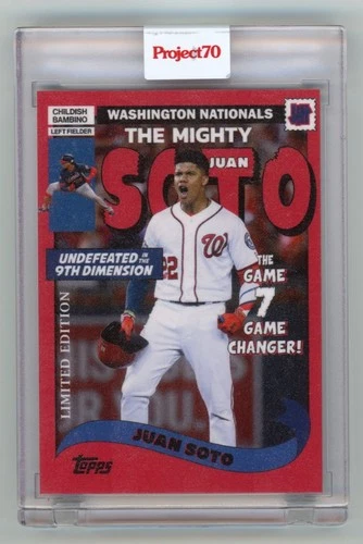 2021 Topps Project 70 Card #226 - 2002 Juan Soto by UNDEFEATED National PR /1932