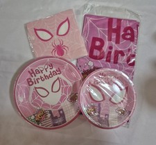 41 pcs Birthday Decorations Pink Girl Ghost Spider L1638/42