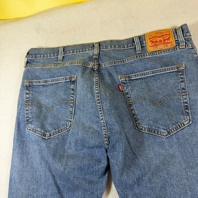 Levis 512 Slim Taper Jeans Mens 40x30 Blue Medium Wash Denim Pants 7441