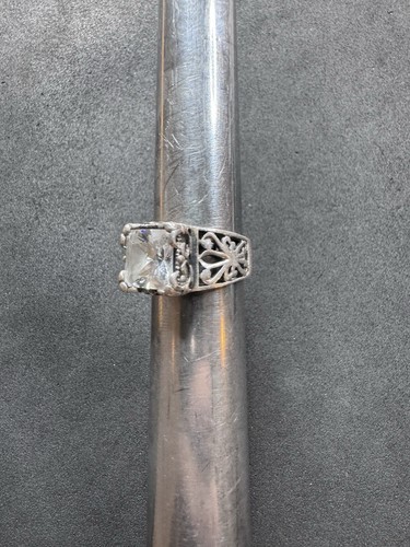 9 g Vintage Sterling Silber 925 CZ Ring Größe 8 Schmuck Konvolut W - Bild 3 von 10