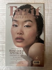 Makeup Patches - Rose Gold - Face Glitter Speckles Freckles Glow Up, Pack of 6