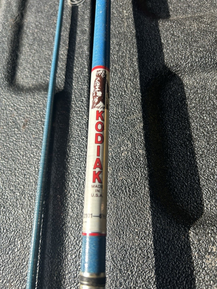 KODIAK FISHING POLE Vintage Baitcaster Rod / MADE IN USA Bessemer MI | eBay