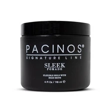 Pacinos SLEEK High Shine Flexible Pomade for Men - Long-Lasting Styling for M...