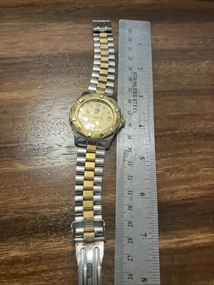 Tag Heuer 38mm Men's Dial Watch 200m Gold Steel Two Tone WK1121  PreOwned Works