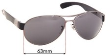 SFx Replacement Sunglass Lenses fits Ray-Ban RB3509 - 63mm Wide