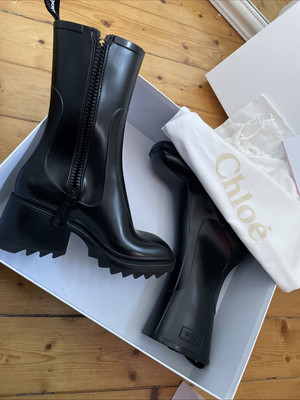 CHLOÉ Rain Ankle Boots ''Betty'' Black