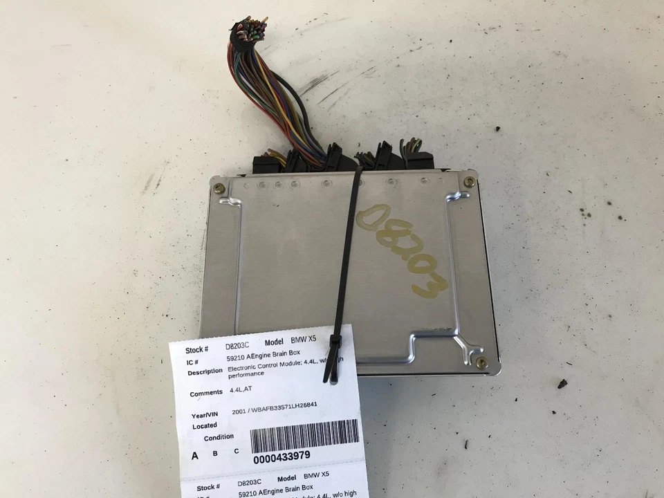 Used Engine Control Module (ECM) fits: 2001 Bmw X5 Electronic Control Module 4.4 - Image 3 of 4