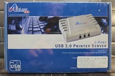 Airlink 101 1-Port USB 2.0 Printer Server Networking APSUSB211 2005 Sealed 