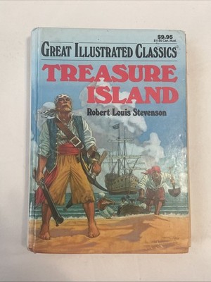 Treasure Island by Robert Louis Stevenson Great Illustrated Classics HB Book