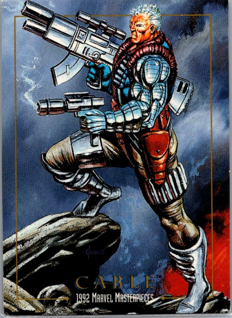 1992 SkyBox Marvel Masterpieces #18 Cable