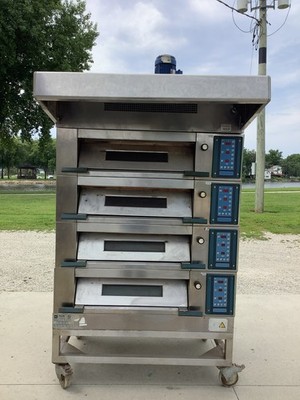 DECK OVEN POLIN STRATOS 2 STA 4060/4 WITH STEAM 4 Decks 208V 3ph TESTED