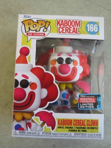 Funko Pop! Ad Icons Kaboom Cereal Clown #166 2022 Fall CON Exclusive 2022 Figure