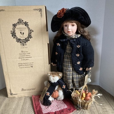 Boyds Yesterday s Child ~  16  Porcelain Doll ~ KAYLA #4918 w/Kirby Plush 