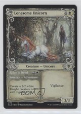Showcase - Lonesome Unicorn Magic: Throne of Eldraine ELD #276