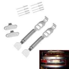 1 Pair Car Boot Bonnet Springs Clips Pin Kit Hood Lock Panel Race Rally Security