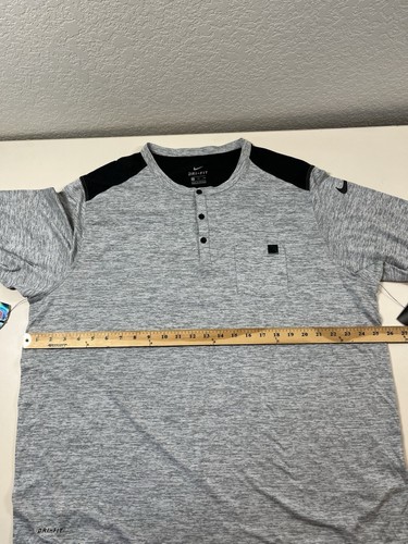 Gray Nike Dri-Fit MSU Michigan State Spartans Shirt Men's XXL 2XL - Picture 9 of 9