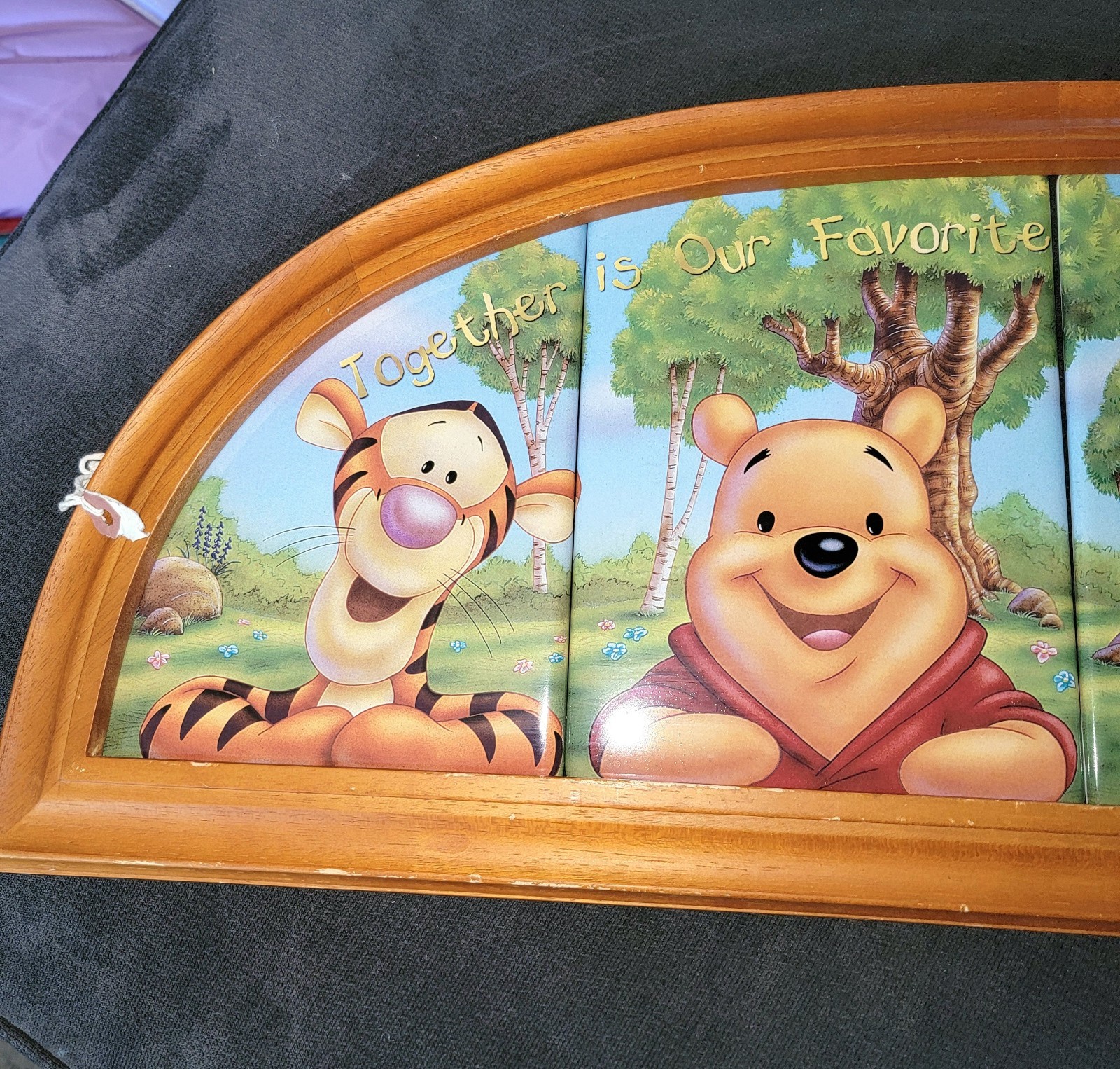 Bradford Exchange Disney Winnie The Pooh Together Is Our Favorite Way To Be Art