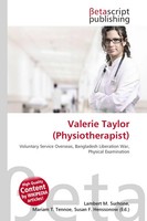Valerie Taylor (Physiotherapist) Lambert M. Surhone (U. A.) Taschenbuch Englisch