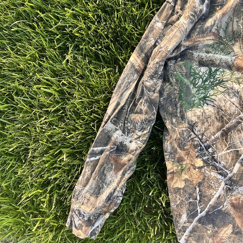Habit Camouflage Top Large RealTree Edge Scent Factor Pullover Stretch Camo XL - Picture 6 of 7