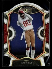 2020 PANINI SELECT WHITE PRIZM DIE CUT #20 JERRY RICE CONCOURSE 49ERS