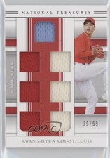 2020 National Treasures Game Gear Materials Sevens 39/99 Kwang-Hyun Kim n1u