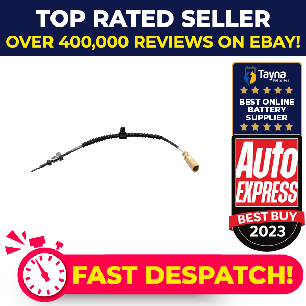 Exhaust Temperature Sensor fits AUDI A6 C7 3.0D 10 to 18 4G0906088B 4G0906088G