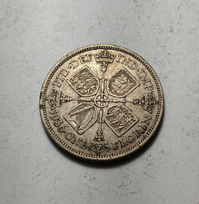 1936 Great Britain One Florin - Silver Coin - Two Shillings - George V