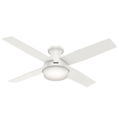 Hunter Fans - Dempsey 52 Inch Low Profile Ceiling Fan with LED Light Kit and - Picture 1 of 4