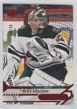 2020-21 Upper Deck Overtime Red 69/99 Alex Stalock #34 2vh