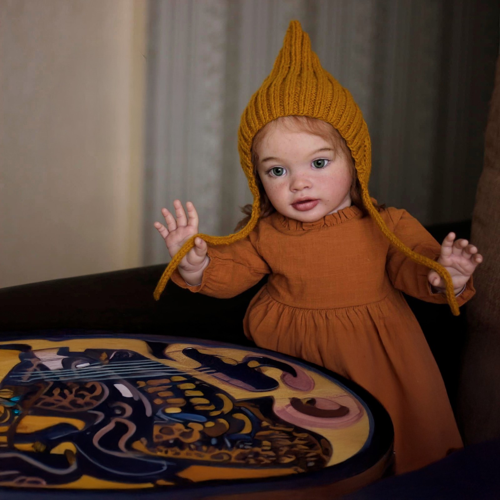 26 Inch Lifelike Reborn Baby Dolls Cloth Body Vinyl Limbs Sweet Adorable Toddler