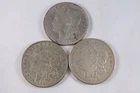 NobleSpirit Excellent 3x 1921 Morgan Silver Dollar P D S to Choice BU