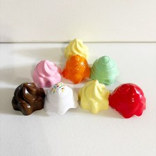 Colorful Ice Cream Scoop Pretend Play Pieces Toddler Play Food Learning Toys