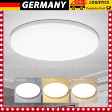 LED Deckenlampe Panel leuchte Deckenleuchte Schlafzimmer Wohnzimmer Flur Lampe