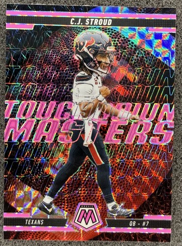 2025 Panini Mosaic - Touchdown Masters C.J. Stroud #11 Mosaic Pink