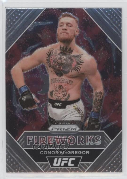 2021 Panini Prizm UFC Fireworks Conor McGregor #1 1wv