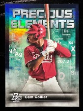 2023 Bowman Platinum #PE-21 - Cam Collier -  Precious Elements - Reds