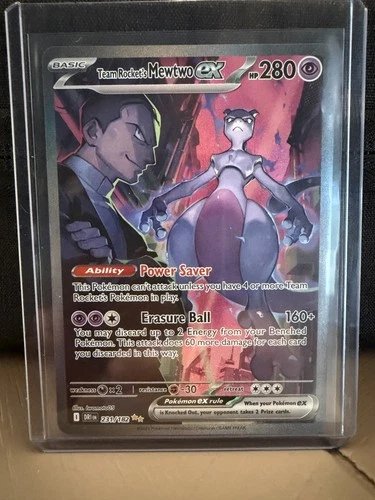 New ListingTeam Rocket's Mewtwo ex 231/182 Sv10: Destined Rivals Holo