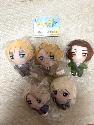 Hetalia World Stars Capuko Friends Vol.2 Mascot Plush Doll Toy All Types Set