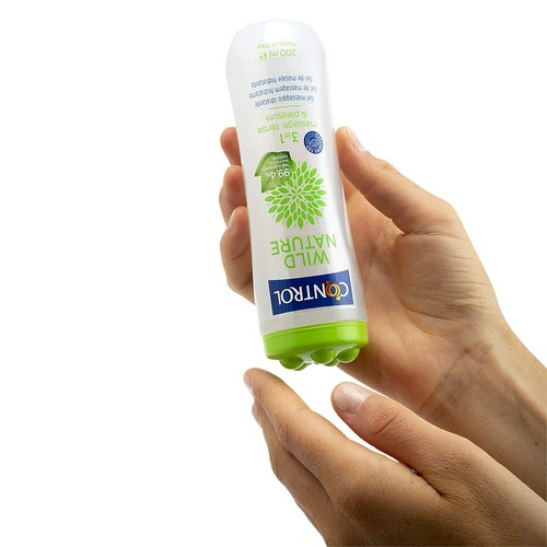 Control Wild Nature Gel Massaggio 3 in 1 A Base D Acqua con 99,4% Di in - Foto 19 di 24