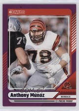 2024 Panini Donruss Purple Press Proof Anthony Munoz #78 HOF 1eh5