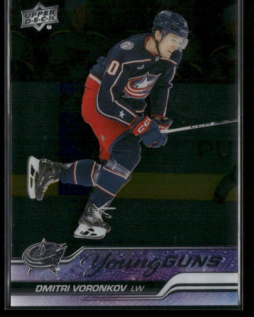 2023-24 Upper Deck Series 2 - Young Guns Dmitri Voronkov #492 Clear Cut (RC)