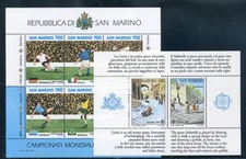 887382) San Marino Blocco 12 e 13 MNH, Europa Giochi Bambini, Calcio
